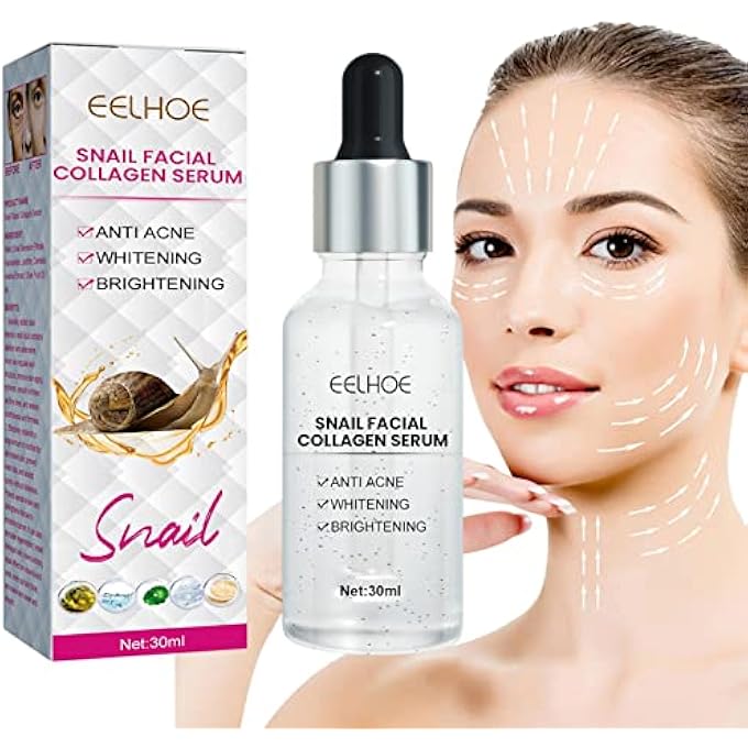 EELHOE SNAIL ESSENCE, FACIAL ESSENCE FOR FINE LINES, 1.05 OZ FACIAL FIRMING MOISTURIZER HELPS FIRM, SMOOTH & NOURISH FACE, REMOVE DARK SPOTS WOMEN SKIN CARE PRODUCTS - Image 1